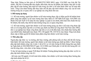 Hướng dẫn 1594/HD-TLĐ thực hiện chế độ phụ cấp trách nhiệm