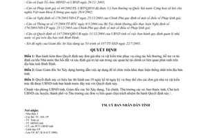 Quyết định số 100/2005/QĐ-UBND đơn giá xây dựng nhà vật kiến trúc Bình Định