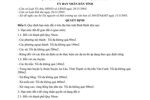 Quyết định 99/2005/QĐ-UBND hạn mức đất ở