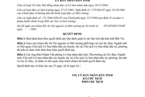 Quyết định 2832/2005/QĐ-UBND quản lý rác thải Bến Tre