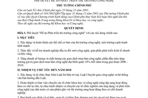 quyết định 214/2005/QĐ-TTg đề án phát triển thị trường công nghệ