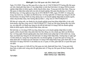 Công văn 3657/TCHQ-KTTT nhập khẩu linh kiện ô tô dạng CKD từ nhiều nguồn, nhiều chuyến khác nhau.