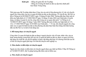 Công văn 2831/BTP-THA xét chuyển ngạch công chức Cơ quan thi hành án dân sự