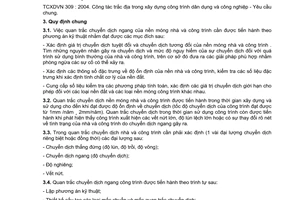 Tiêu chuẩn xây dựng Việt Nam TCXDVN 351:2005 về quy trình kỹ thuật quan trắc chuyển dịch ngang nhà và công trình do Bộ Xây dựng ban hành