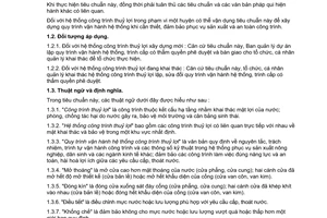 Tiêu chuẩn ngành 14TCN 156:2005 về Hệ thống công trình thuỷ lợi - Quy định về lập và ban hành quy trình vận hành hệ thống của Bộ trưởng Bộ Nông nghiệp và Phát triển nông thôn ban hành