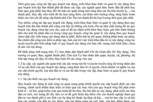 Chỉ thị 18/2005/CT-UBND tổ chức lập, thực hiện quy hoạch xây dựng đô thị