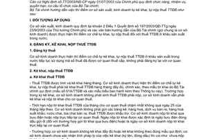 Thông tư 82/2005/TT-BTC hướng dẫn thí điểm cơ sở sản xuất, kinh doanh tự khai, tự nộp thuế tiêu thụ đặc biệt theo Quyết định 161/2005/QĐ