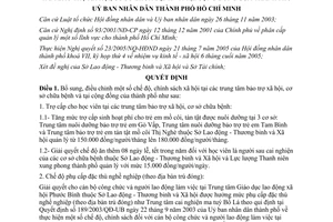 Quyết định 178/2005/QĐ-UBND chế độ chính sách xã hội tại trung tâm bảo trợ