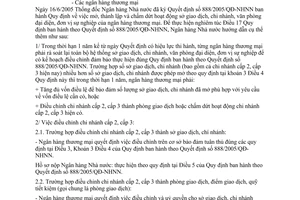 Công văn 1148/NHNN-CNH mở, thành lập và chấm dứt hoạt động sở giao dịch, chi nhánh, văn phòng đại diện, đơn vị sự nghiệp của ngân hàng thương mại