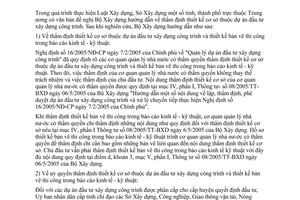 Công văn 2200/BXD-KSTK hướng dẫn thẩm định thiết kế cơ sở thuộc dự án đầu tư xây dựng công trình