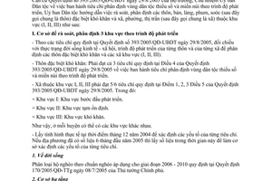 Công văn 801/UBDT-CSDT phân định 3 khu vực vùng dân tộc thiểu số miền núi