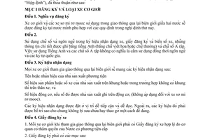 Nghị định thư thực hiện Hiệp định vận tải đường bộ giữa Việt Nam và Campuchia