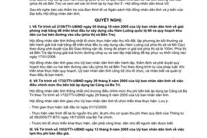 Nghị quyết 45/2005/NQ-HĐND tờ trình của Ủy ban nhân dân tỉnh trình