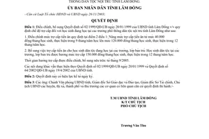 Quyết định 185/2005/QĐ-UBND điều chỉnh bổ sung 02/1999/QĐ-UB trợ cấp học sinh dân tộc nội trú Lâm Đồng