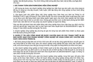 Thông tư liên tịch 172/2005/TTLT/BQP-BTC  quy định chi tiết thi hành Pháp lệnh Động viên công nghiệp hướng dẫn Nghị định số 132/2004/NĐ-CP