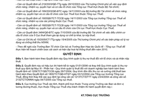 Quyết định 1123/QĐ-TCT năm 2005 Quy trình quản lý thu nợ thuế