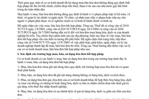 Công văn 4215/TCT-PCCS xử lý vi phạm hành vi mua, bán, sử dụng hóa đơn bất hợp pháp