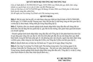 Quyết định 2645/2005/QĐ-BTM thù lao đại lý kinh doanh mặt hàng xăng