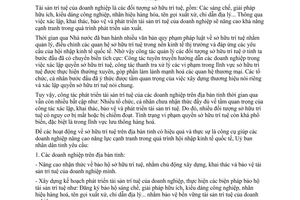 Chỉ thị 30/2005/CT-UBND tăng cường công tác phát triển tài sản trí tuệ doanh nghiệp Quảng Bình