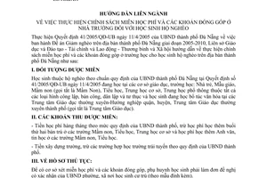 Hướng dẫn 2152/HD-LN/TC-GD&ĐT-LĐTB&XH thực hiện chính sách miễn học phí