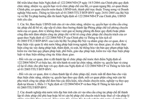 Chỉ thị 52/CT-UBND năm 2005 xây dựng củng cố tổ chức pháp chế Thừa Thiên Huế