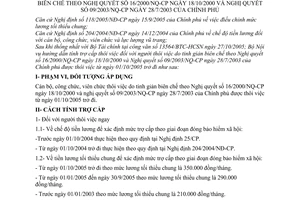Thông tư 118/2005/TT-BNV tính trợ cấp thôi việc người thôi việc tinh giản biên chế hướng dẫn Nghị quyết 16/2000/NQ-CP 09/2003/NQ-CP