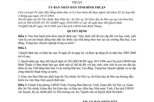 Quyết định 75/2005/QĐ-UBND chế độ trợ cấp học sinh dân tộc thiểu số ở thôn xã miền núi, vùng cao địa bàn tỉnh Bình Thuận