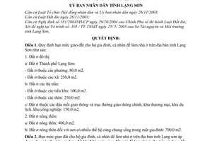 Quyết định 34/2005/QĐ-UBND hạn mức giao đất cho hộ gia đình, cá nhân