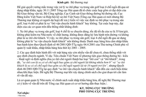 Công văn 5315/TCHQ-GSQL xe ôtô phục vụ trong sân golf, loại 4 chỗ ngồi có phải là xe ôtô vận chuyển hành khách không