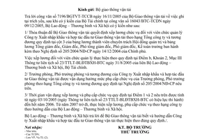 Công văn 4325/LĐTBXH-TL vận dụng xếp hạng theo hạng Tổng công ty và tương đương viên chức quản lý Công ty xuất nhập khẩu và HTĐT GTVT