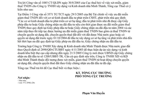 Công văn 4570/TCT-DNK xét miễn, giảm thuế TNDN cho Công ty TNHH xây dựng và Kinh doanh nhà Minh Thành
