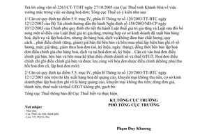 Công văn 4995/TCT-PCCS vướng mắc sử dụng hoá đơn