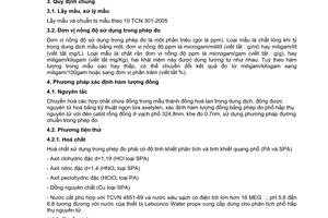 Tiêu chuẩn ngành 10 TCN 659:2005 về phân bón - Phương pháp xác định đồng tổng số bằng phép đo phổ hấp thụ nguyên tử do Bộ Nông nghiệp và Phát triển nông thôn ban hành