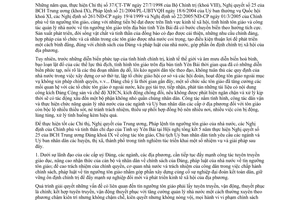 Chỉ thị 25/2005/CT-UB tăng cường quản lý nhà nước về tôn giáo Yên Bái