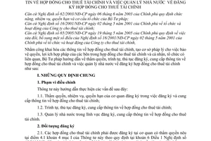 Thông tư 09/2005/TT-BTP hướng dẫn thẩm quyền trình tự thủ tục đăng ký cung cấp thông tin quản lý nhà nước đăng ký hợp đồng cho thuê tài chính