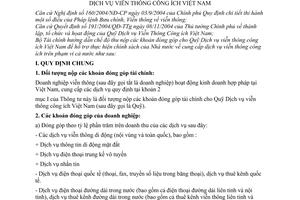 Thông tư 110/2005/TT-BTC hướng dẫn chế độ hạch toán,thu nộp khoản đóng góp quỹ dịch vụ viễn thông công ích Việt Nam