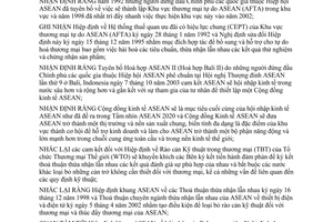 Hiệp định quy chế quản lý hài hoà các thiết bị điện điện tử ASEAN