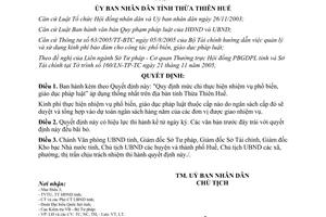 Quyết định 4211/2005/QĐ-UBND mức chi thực hiện nhiệm vụ giáo dục pháp luật