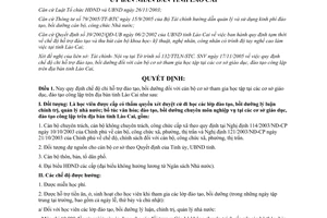 Quyết định 807/2005/QĐ-UBND chế độ chi hỗ trợ đào tạo bồi dưỡng cán bộ học tập Lào Cai