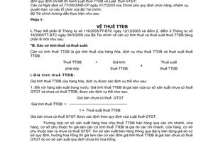 Thông tư 115/2005/TT-BTC thuế TTĐB Luật thuế GTGT hướng dẫn thi hành thi hành Nghị định 156/2005/NĐ-CP