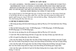 Thông tư liên tịch 35/2005/TTLT-BLĐTBXH-BTC hướng dẫn thực hiện QĐ 234/2005/QĐ-TTg chế độ đặc thù với công nhân, nhân viên, viên chức công ty nhà nước