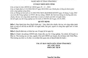 Quyết định 45/2005/QĐ-UBND tiêu chuẩn, thủ tục xét công nhận danh hiệu