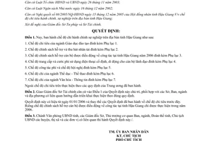 Quyết định 68/2005/QĐ-UBND chế độ chi tiêu hành chính sự nghiệp