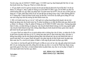 Công văn 413/TCT-TS thu lệ phí trước bạ