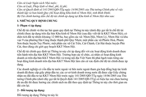 Thông tư 07/2006/TT-BTC hướng dẫn chế độ tài chính áp dụng Khu kinh tế Nhơn Hội