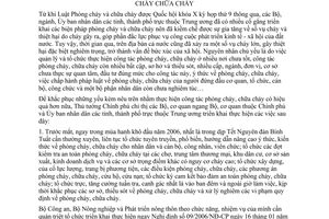 Chỉ thị 02/2006/CT-TTg tăng cường chỉ đạo thực hiện hiệu quả công tác phòng cháy chữa cháy