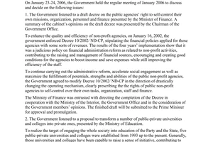 Resolution No. 02/2006/NQ-CP, on the Government’s regular meeting - january 2006