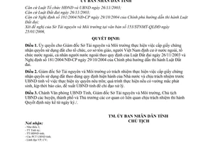 Quyết định 157/QĐ-UBND ủy quyền cấp giấy chứng nhận quyền sử dụng đất
