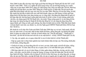 Chỉ thị 01/2006/CT-UB tổ chức phục vụ Tết nguyên đán Bính Tuất năm 2006 Hà Nội