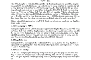 Chỉ thị 02/2006/CT-UB tổ chức phát động phong trào Tết trồng cây Xuân Bính Tuất 2006